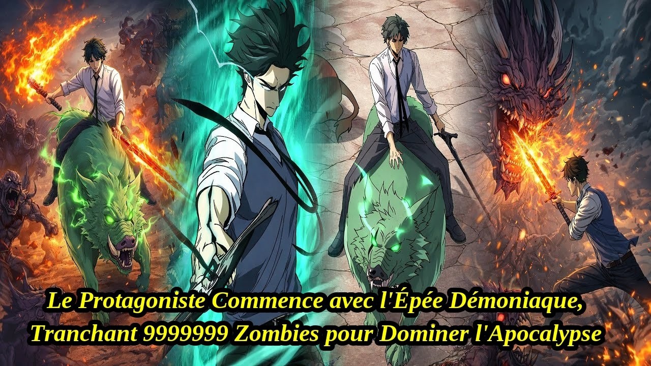 Le Protagoniste Commence avec l'Épée Démoniaque, Tranchant 9999999 Zombies pour Dominer l'Apocalypse