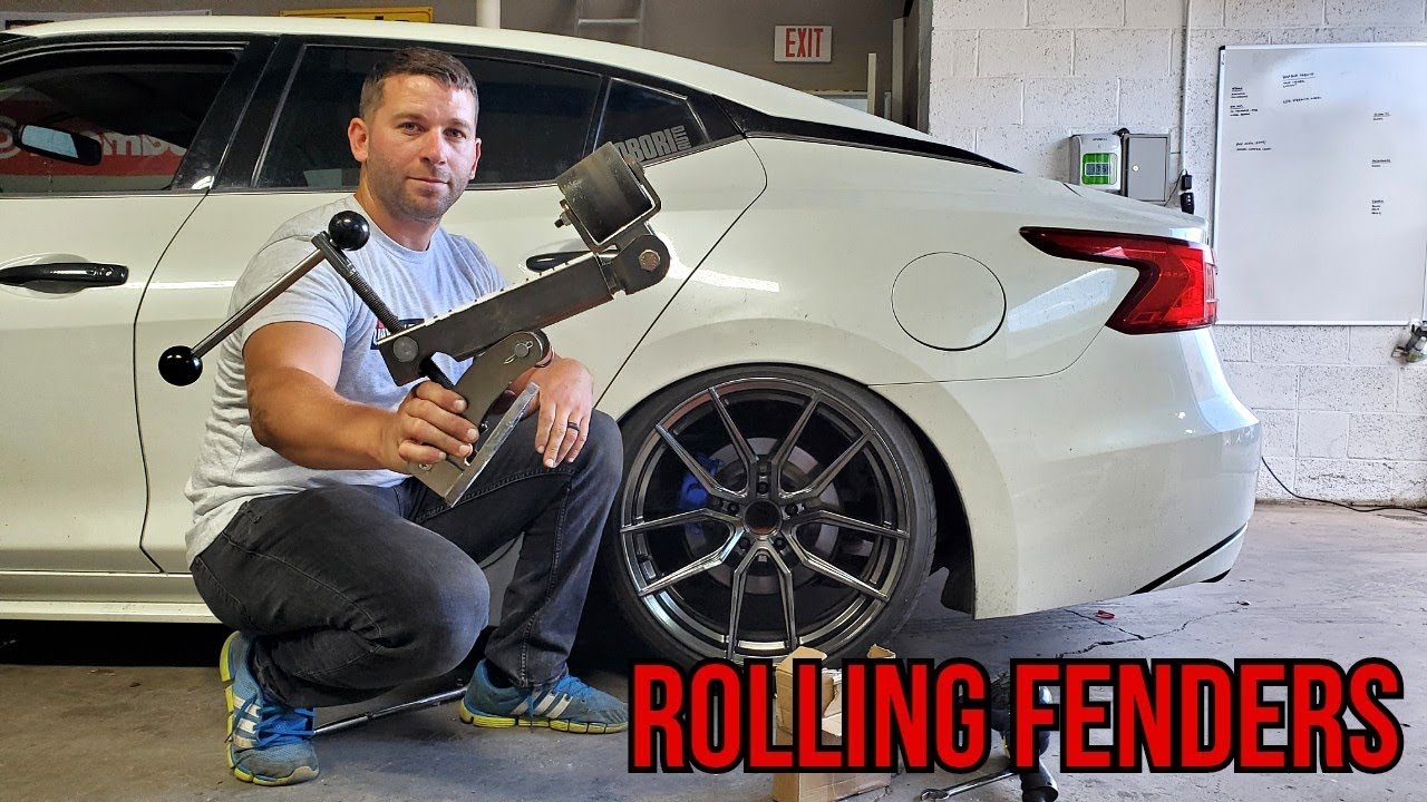 Fender Rolling a Static Nissan Maxima