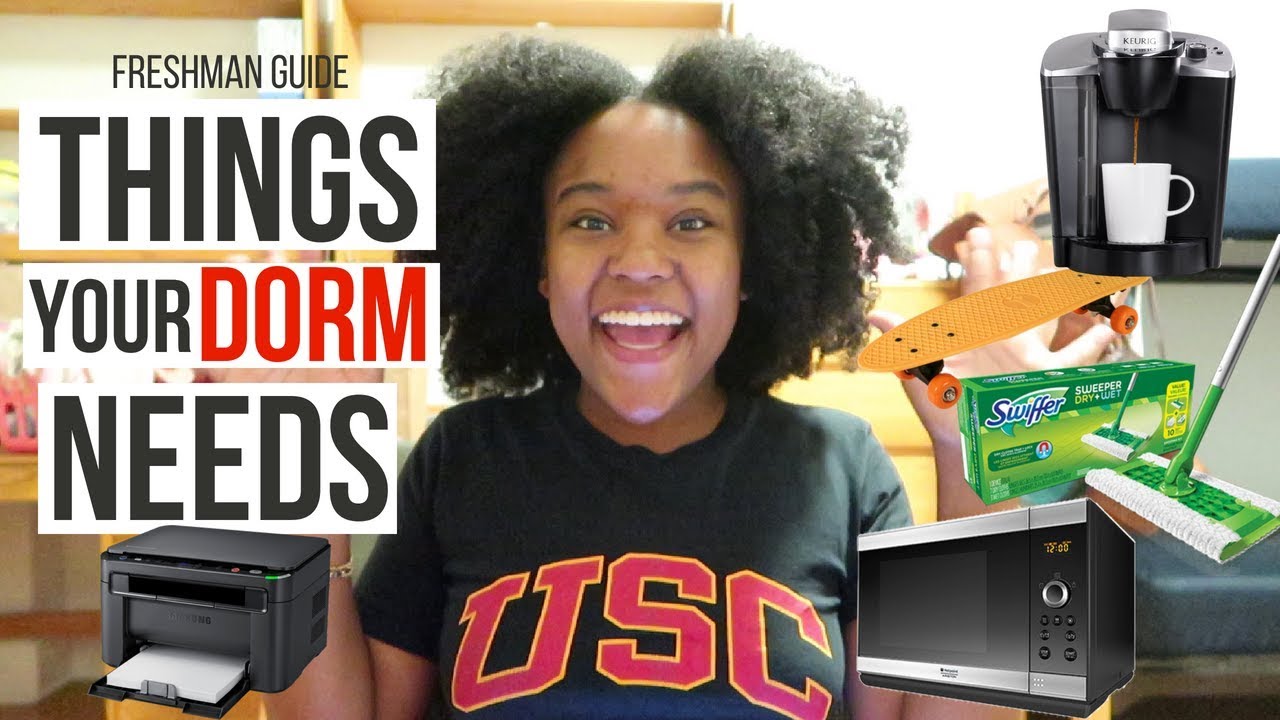 What to BRING to COLLEGE! BEST DORM CHECKLIST FOR FRESHMAN