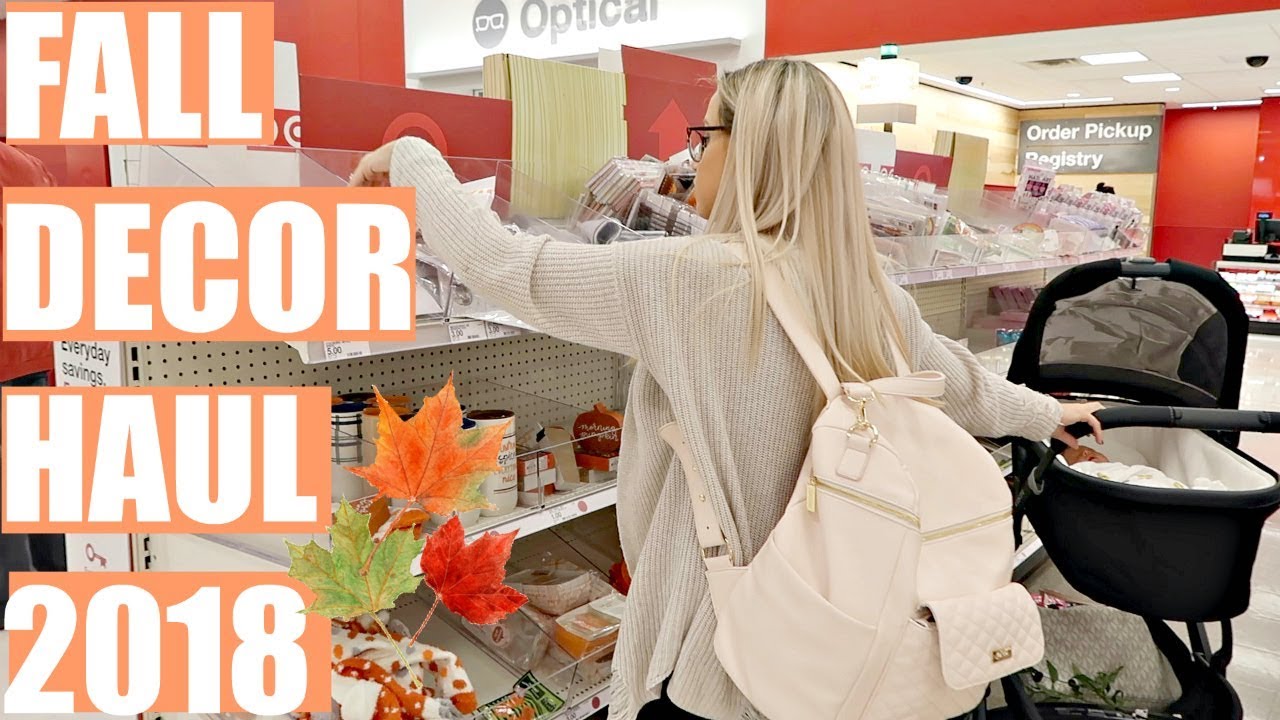 FALL DECOR HAUL 2018 $5 AND UNDER // BEAUTY AND THE BEASTONS