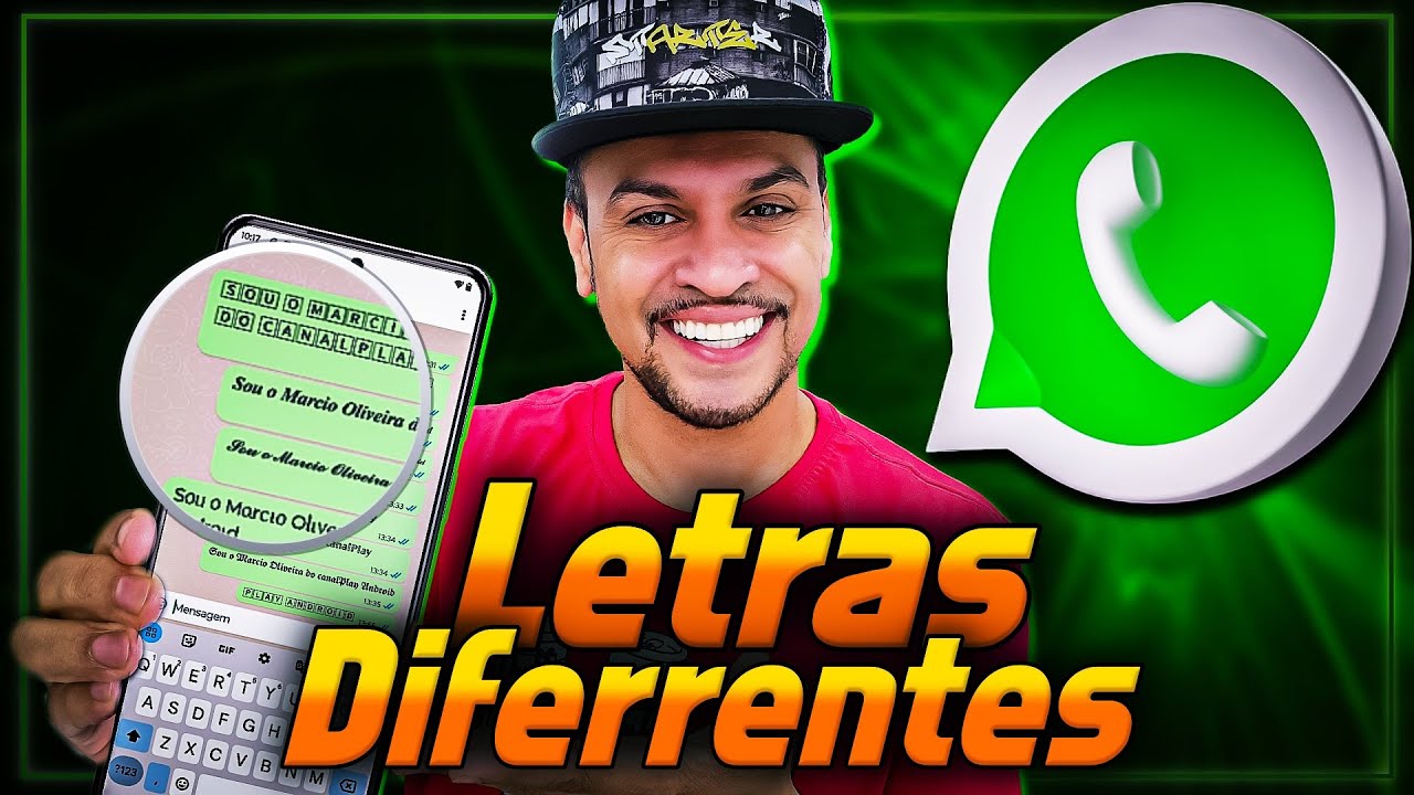 Como Escrever com LETRAS DIFERENTES no WhatsApp (SEM INSTALAR NADA)
