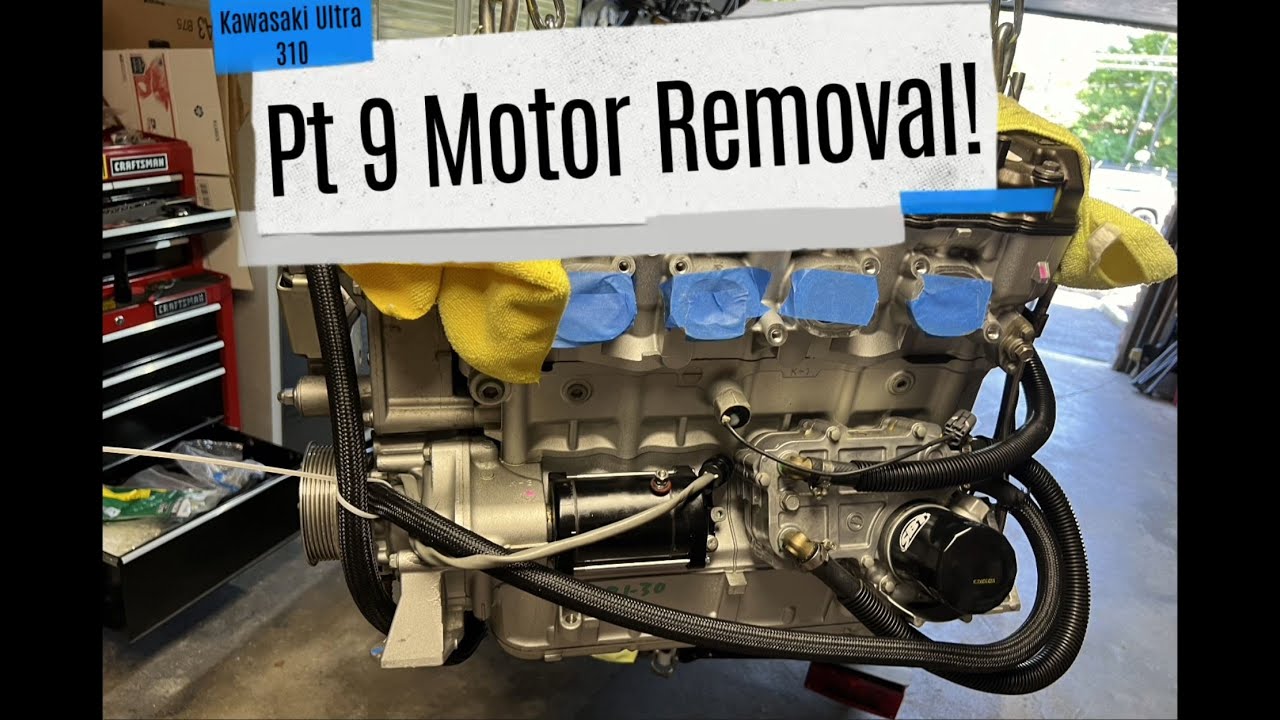 Kawasaki Ultra 310 Engine removal