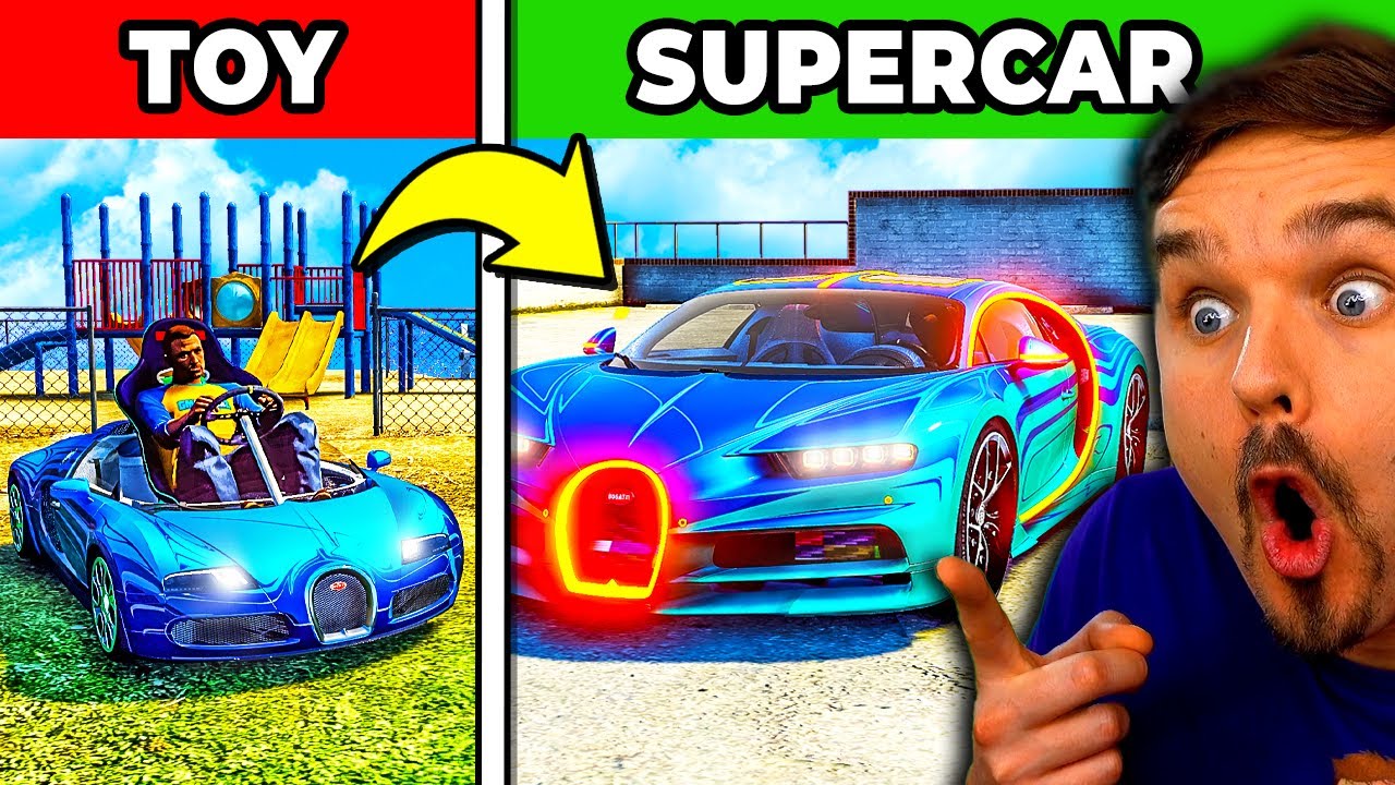 Upgrading TOY Cars to GOD Supercars in GTA 5! (WOAH!)