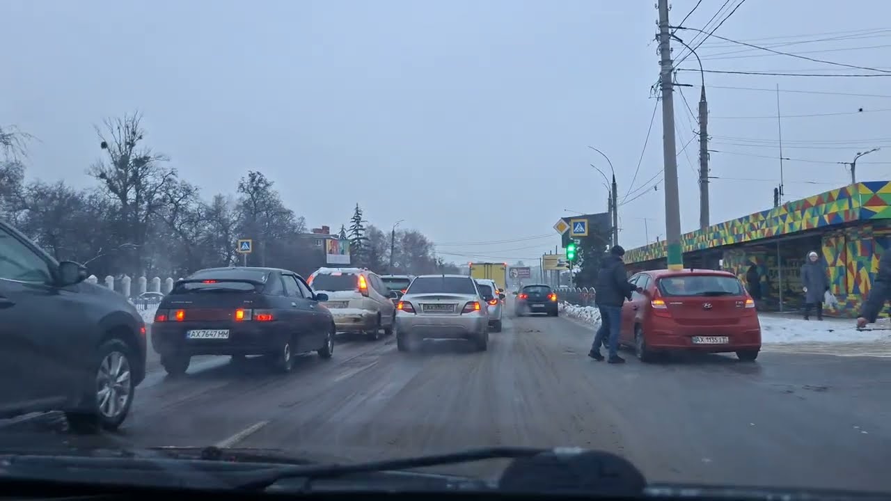 Маршрут 13. (Зима) Харьков МРЭО. Экзамен с первой попытки
