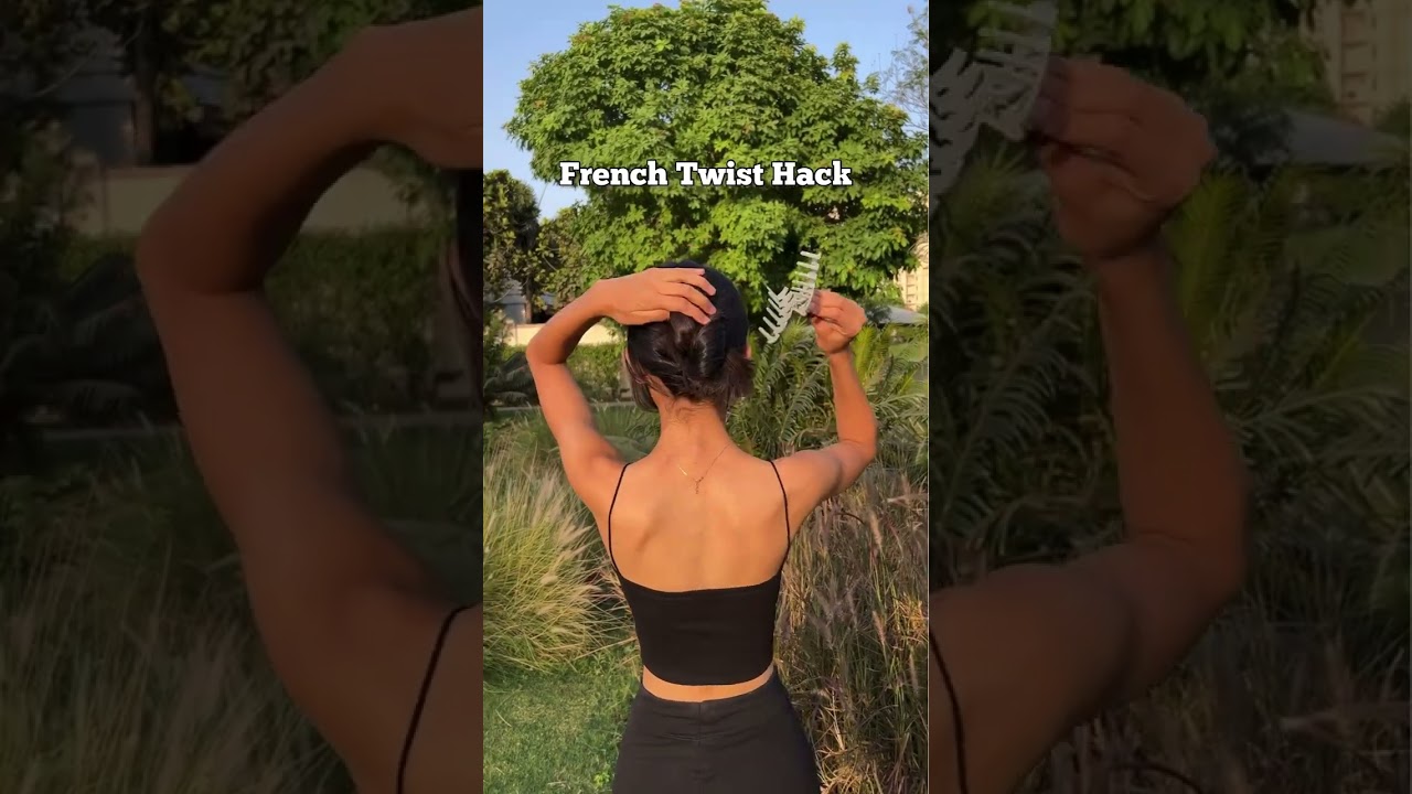 Best Hack To Do A French Twist Easily 