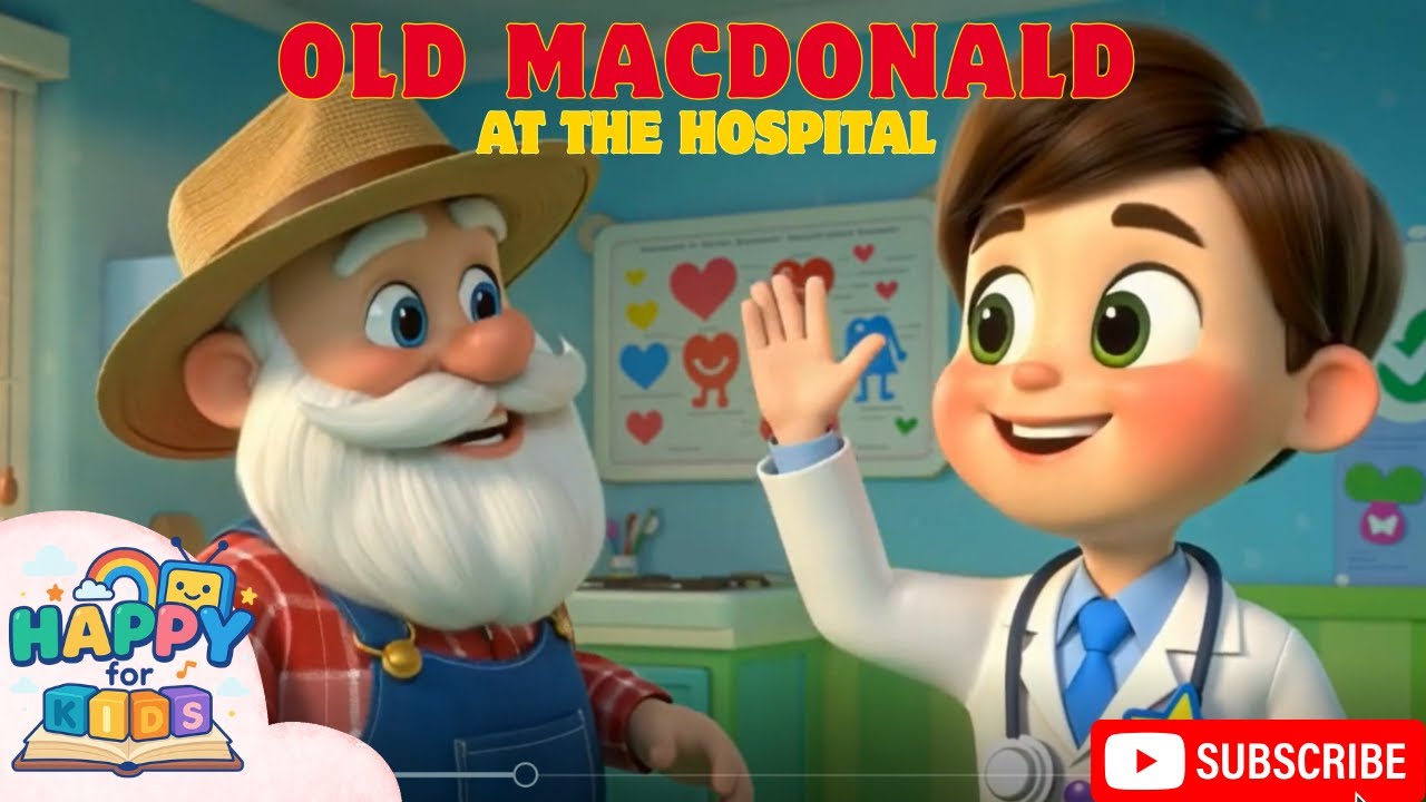 Old MacDonald Went to the Hospital 🚑🏥 | Doctor & Nurse Song for Kids | Learning Helpers Song
