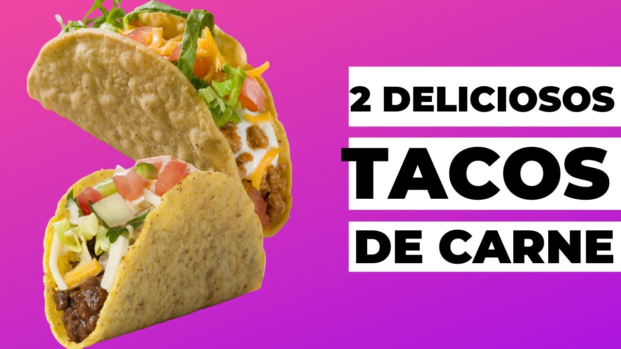 2 Incre&iacute;bles Recetas de Tacos de carne con salsa casera espectacular que te encantar&aacute;n  🌮🔥