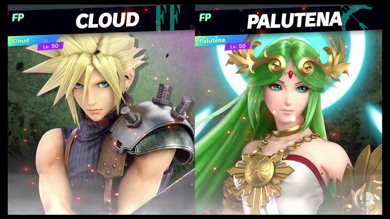 Super Smash Bros Ultimate Amiibo Fights   Request #4677 Cloud vs Palutena