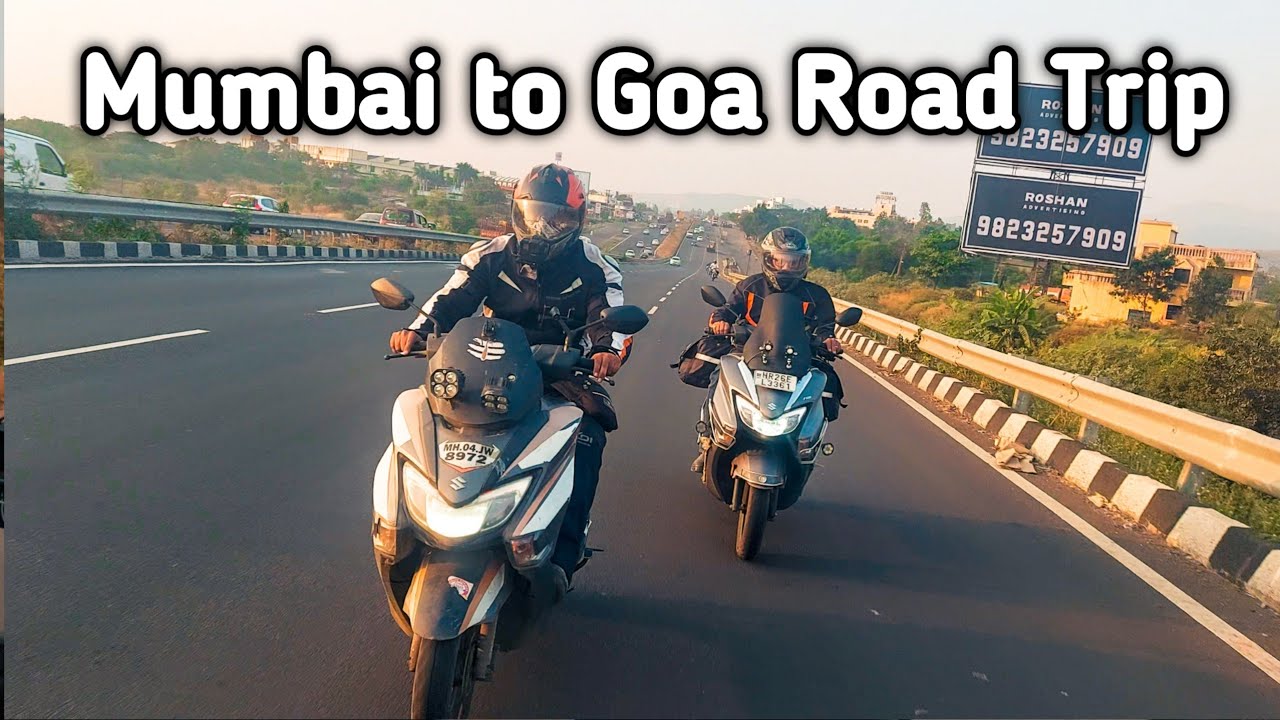Mumbai to Goa Road Trip | Burgman Scooter | Shirish Vlogs