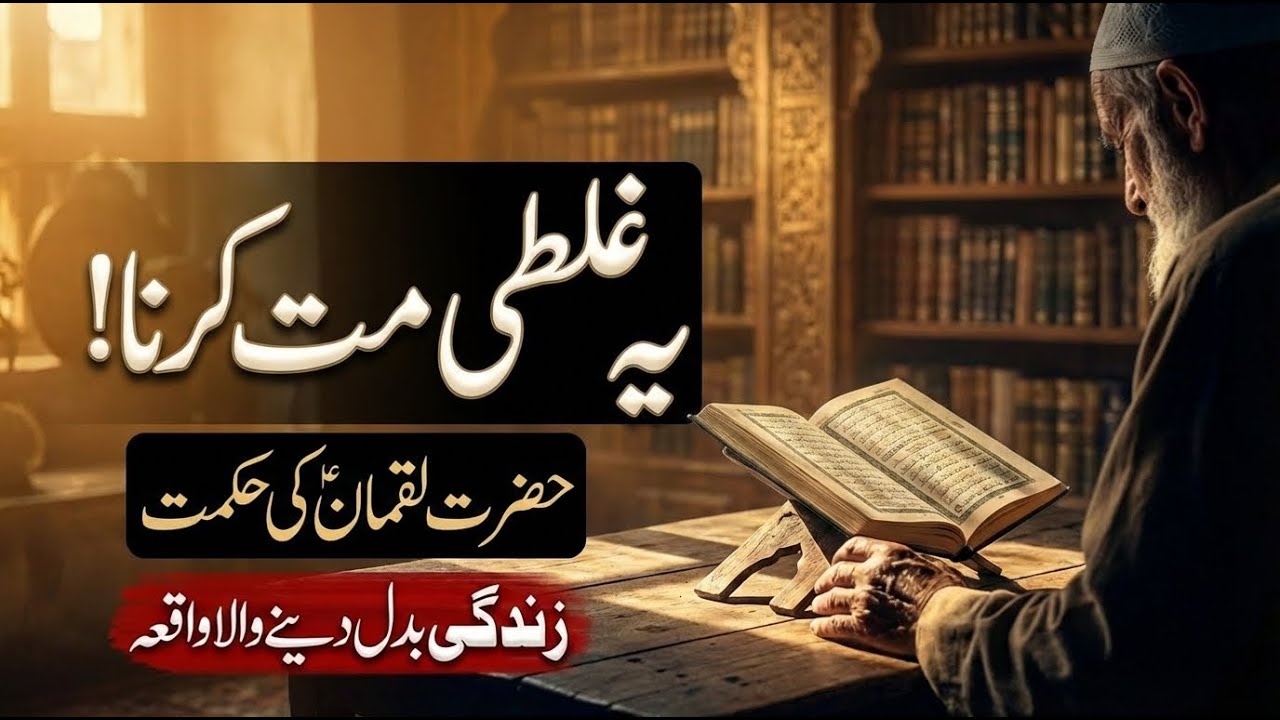 Don’t Make This Mistake!  Wisdom of Luqman (AS)  A Life-Changing Reminder