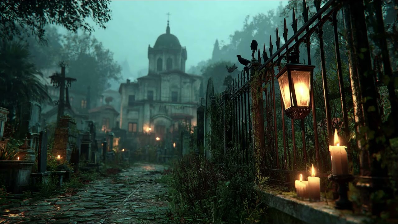 💀 The Graveyard Where the Dead Softly Argue | Dark Whimsical Fantasy Ambience
