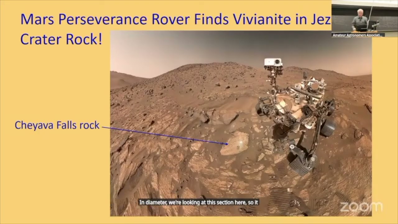 A Possible Biosignature Discovery on Mars