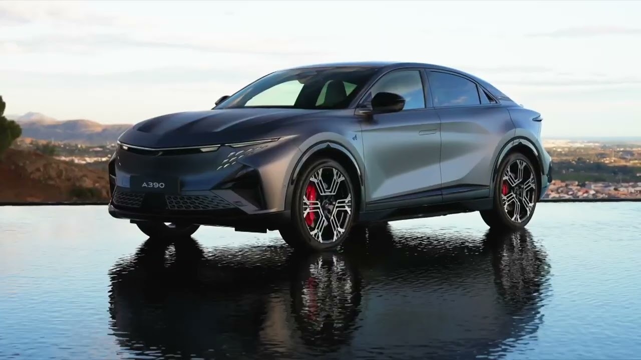 Alpine A390 GTS Exterior Design in Matt Thunder Grey