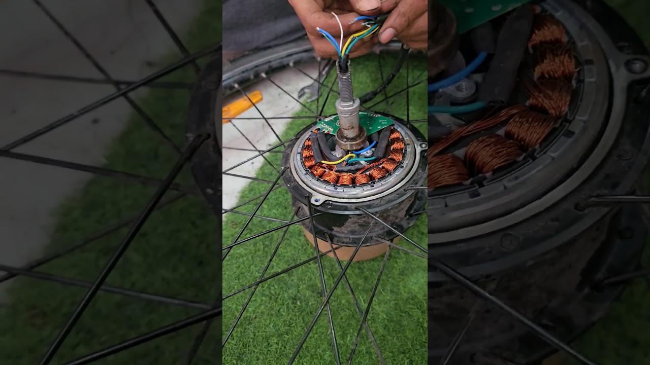 what inside Cycle hub motor ⚡
