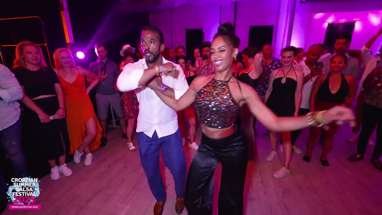 Maykel Fonts & Indira Mora Cueto ~ salsa social dancing @ CSSF, Rovinj