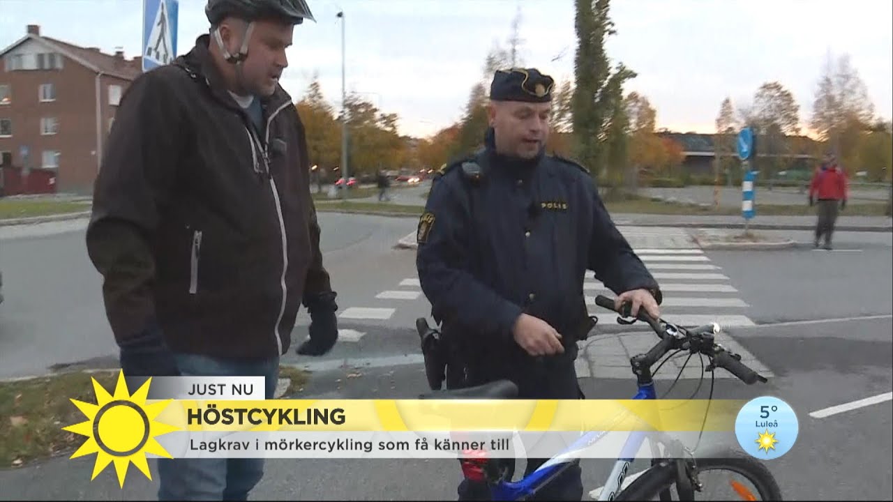Cykla säkert i höst – här är cykellagarna som få känner till - Nyhetsmorgon (TV4)