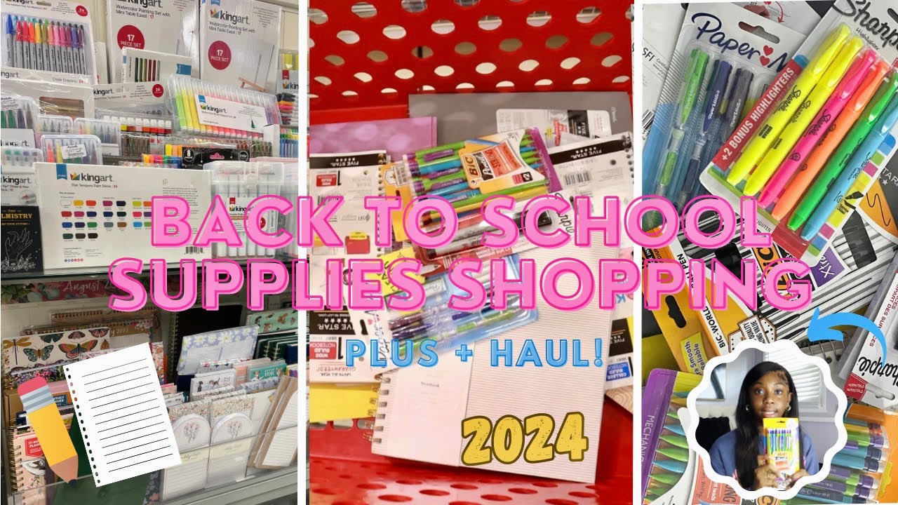 Come Back To School Supplies Shopping With Me + Haul! | Senior Year 2024 | Marquiece Nicole |