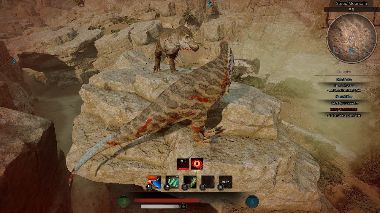 Path of Titans | Tyrannotitan vs. 2 Tyrannosauruses (Rexes) | Winning a 1 vs. 2