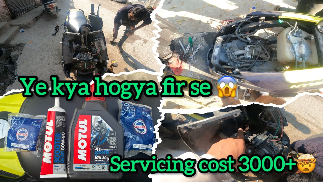 Ye kya hogya fir se total loss 🤯// servicing cost etne 😥