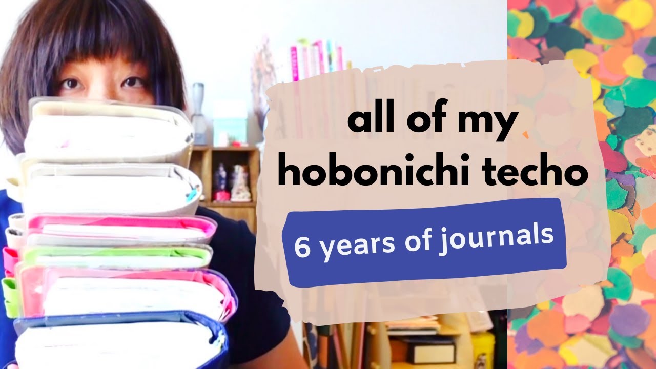 Six years of journaling in a Hobonichi Techo, see them all | ほぼ日手帳6年生