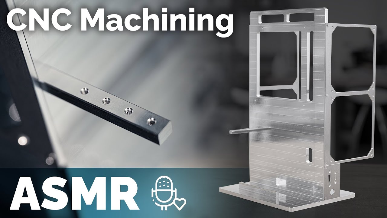 Machining an ITX Open PC Case | ASMR Edition | Only Machine Sounds