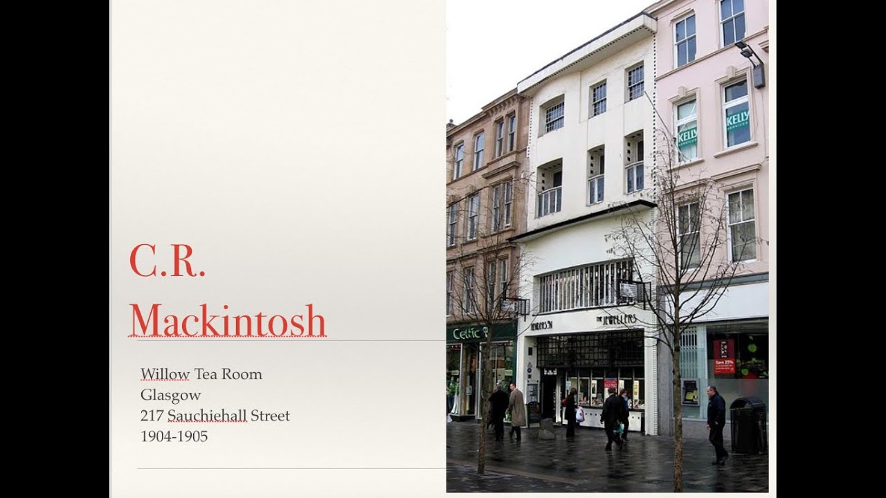 Willow Tea Room a Glasgow di C.R. Mackintosh