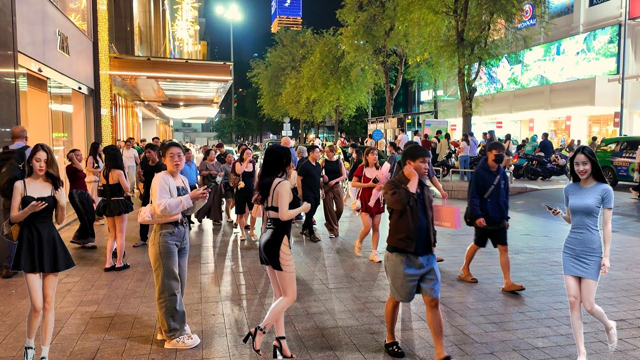 SÀI GÒN CUỐI TUẦN NÁO NHIỆT NHỘN NHỊP ĂN CHƠI MUA SẮM , DẪN VIỆT KIỀU ĐI DẠO ĐÊM MUỘN Ở SÀI GÒN