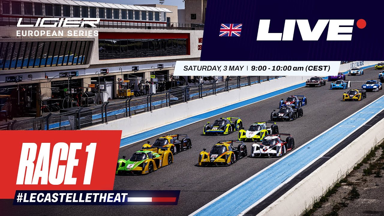 LIVE Race 1 (English) – 2025 Le Castellet Heat – Ligier European Series