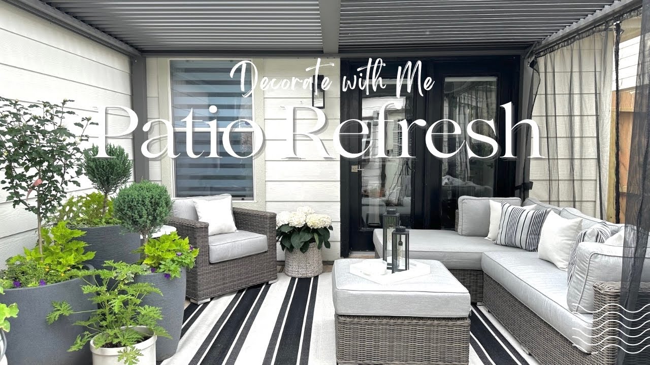 Spring Patio Refresh|Decorate with Me|Outdoor Decorating Ideas