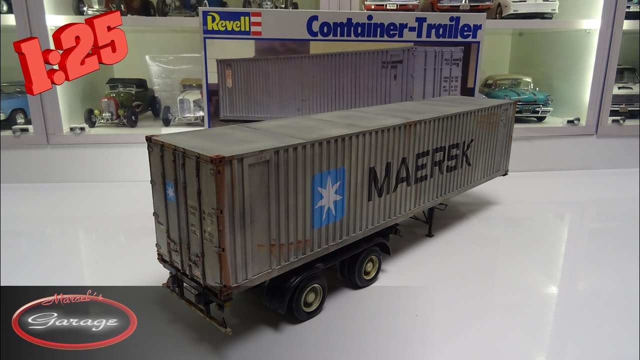 1:25 Revell Container Trailer Review / How to build / Baubericht