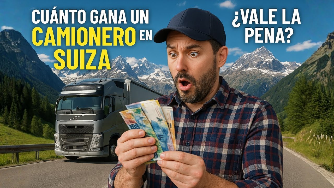 ¿Cuanto Gana un CAMIONERO en SUIZA? 💸 ¡NO LO VAS A CREER!