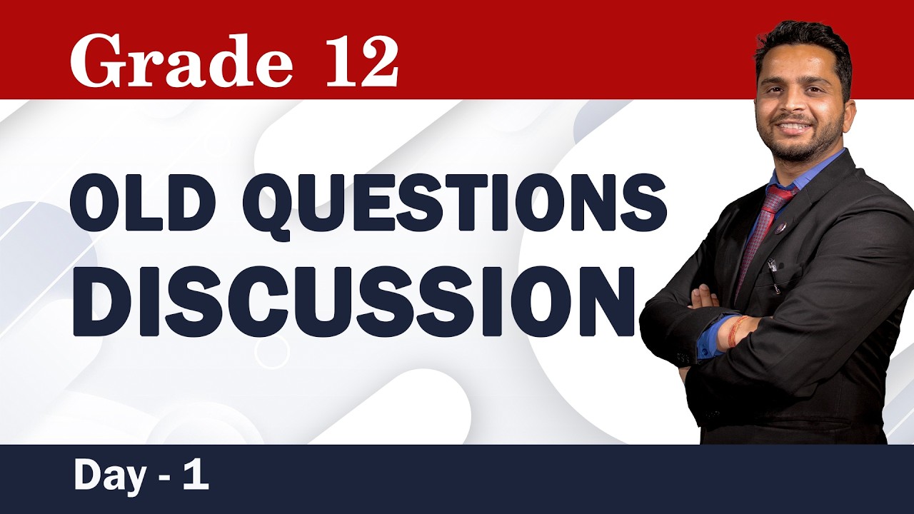 Grade 12 | Law Syllabus & Old Questions Discussion