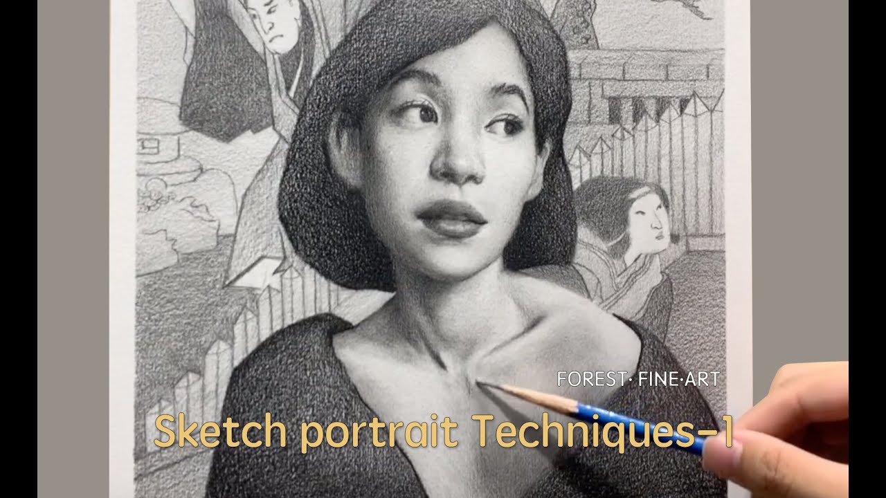 【Sketch Technique】Portrait 01- TIME-LAPSE