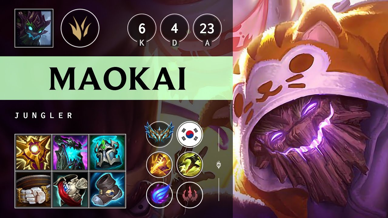 Maokai Jungle vs Nocturne - KR Challenger Patch 25.10