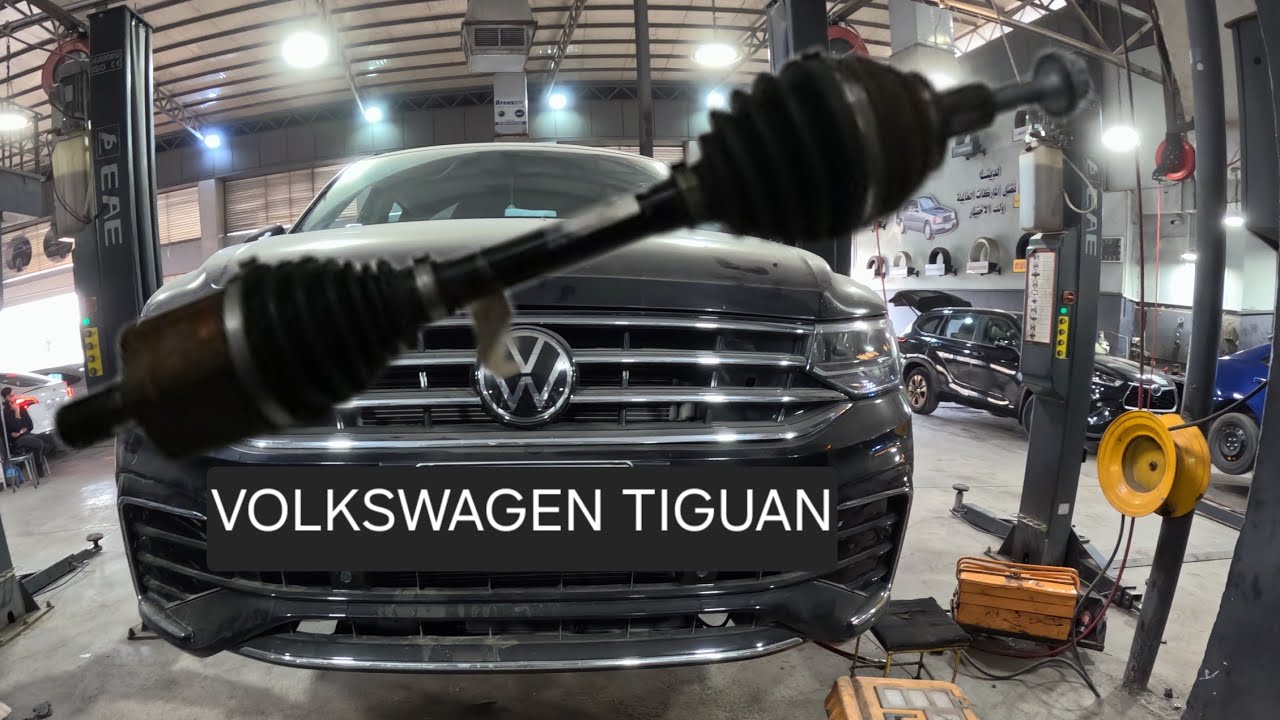 how to replace left cv axle ... volkswagen tiguan 2018-2025 (torque specs)