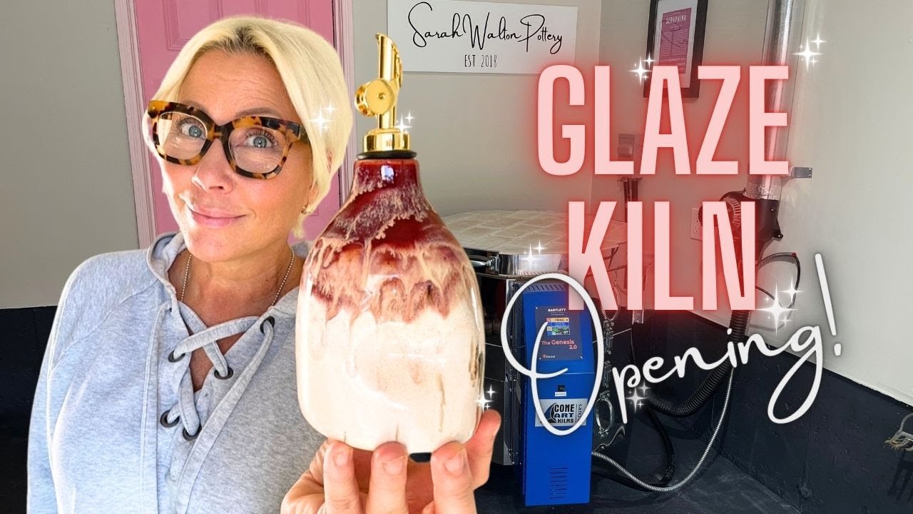 🤩 GLAZE KILN OPENING! Holiday Market Goodies & New Glaze Layering Combos Revealed!
