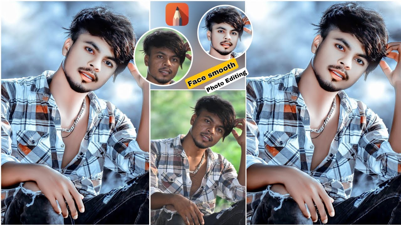 HDR face smooth | face whitening photo editing tutorial |आई जाने फेस स्मूथ राज 😱 | full tutorial