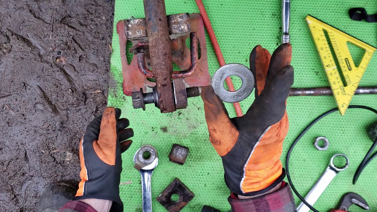 SUPERDUTY Track bar bushing replacement at home