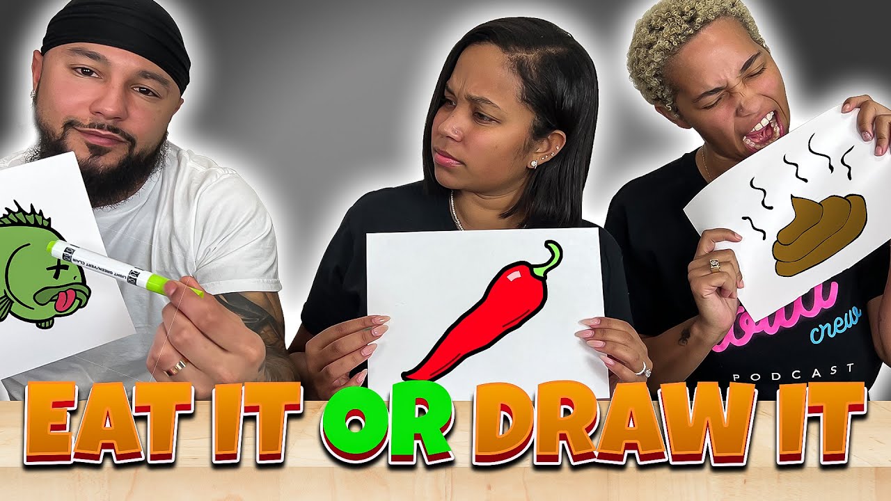 DRAW IT OR EAT IT FOOD CHALLENGE