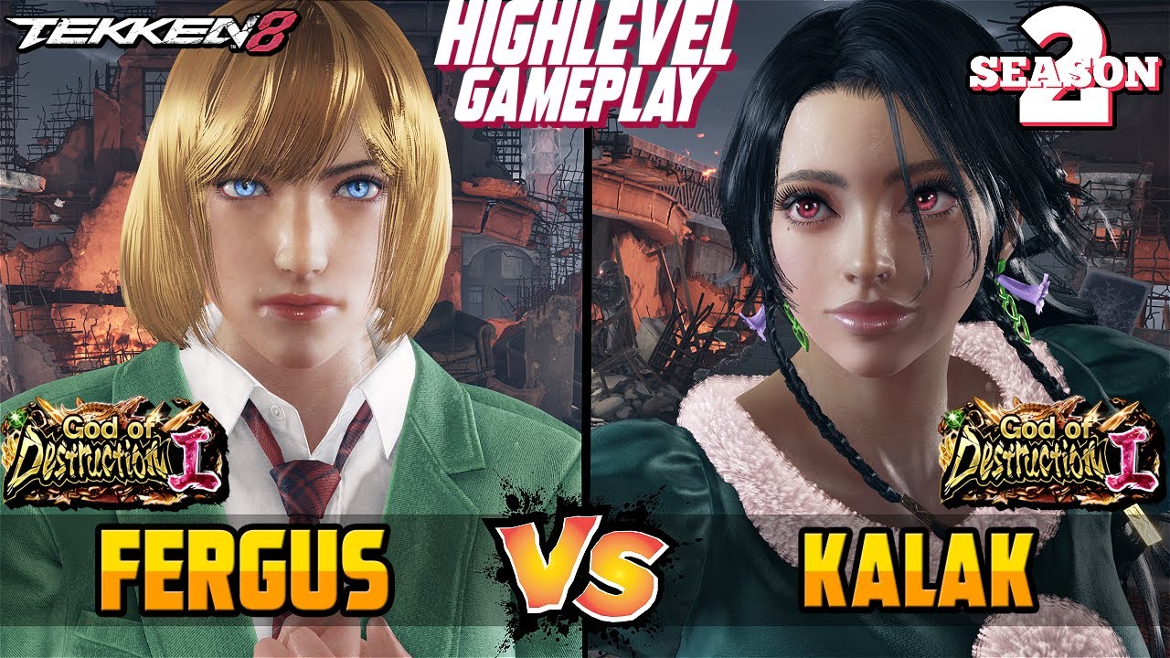 T8 &ndash; FERGUS (Jun Kazama) vs KALAK (Miary Zo) &ndash; Tekken 8 High Level Gameplay