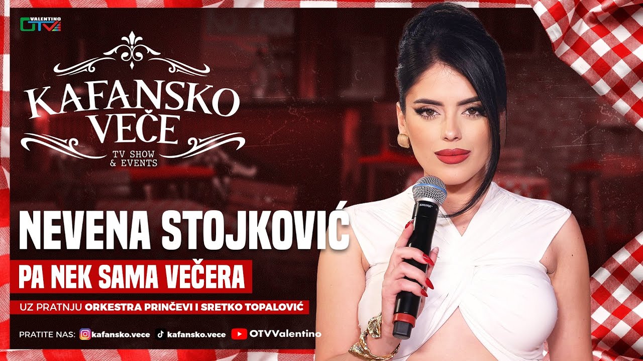 NEVENA STOJKOVIC - PA NEK SAMA VECERA | UZIVO | ORK. PRINCEVI I SRETKO TOPALOVIC | KAFANSKO VECE
