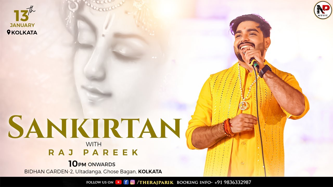 LIVE- Sankirtan with Raj Pareek ll Bidhan Garden (Kolkata)