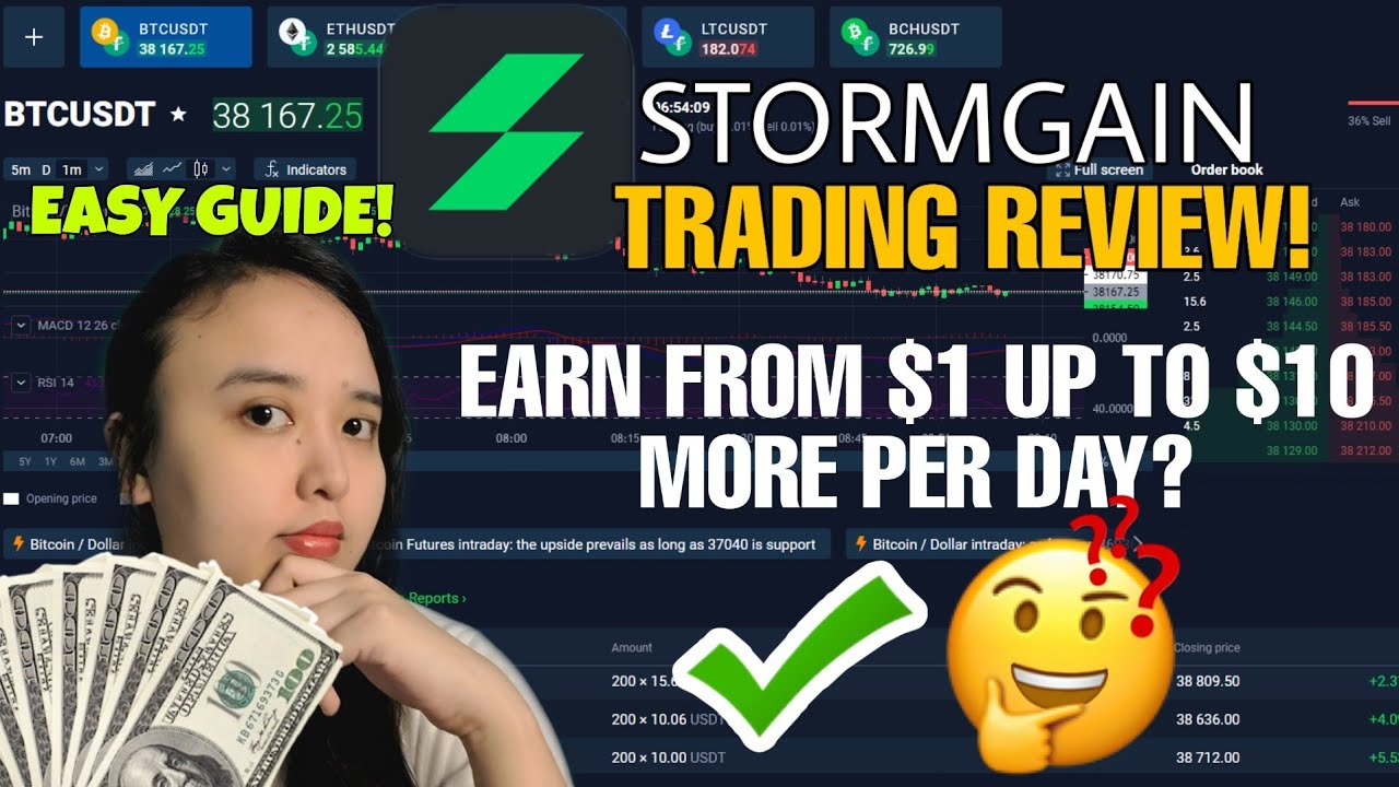 STORMGAIN TRADING REVIEW! | HOW TO DO CRYPTO TRADING EASY GUIDE! | FREE 3 USDT IN BTC MINING