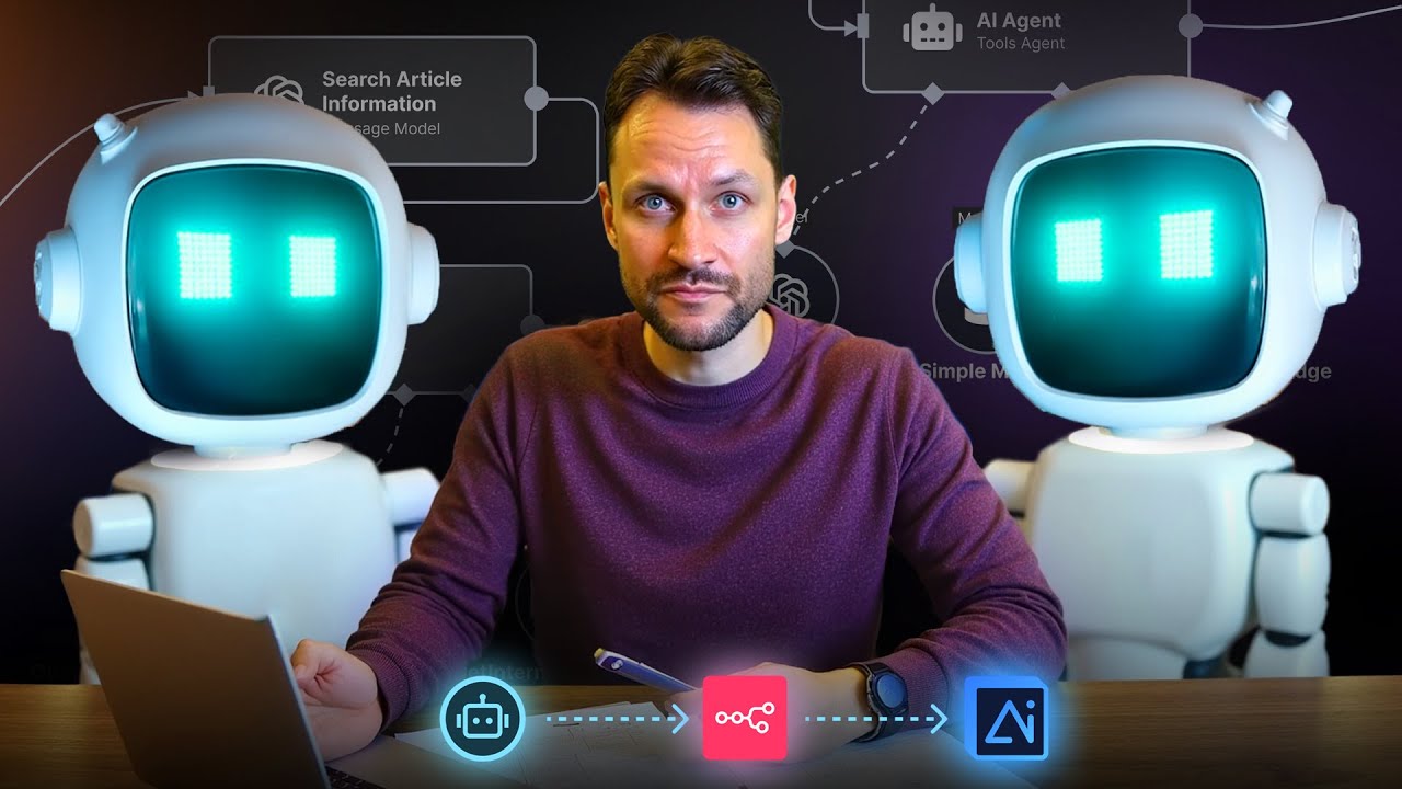 Как создать команду SEO-агентов ИИ для создания контента (n8n, OpenAI, Aidbase)