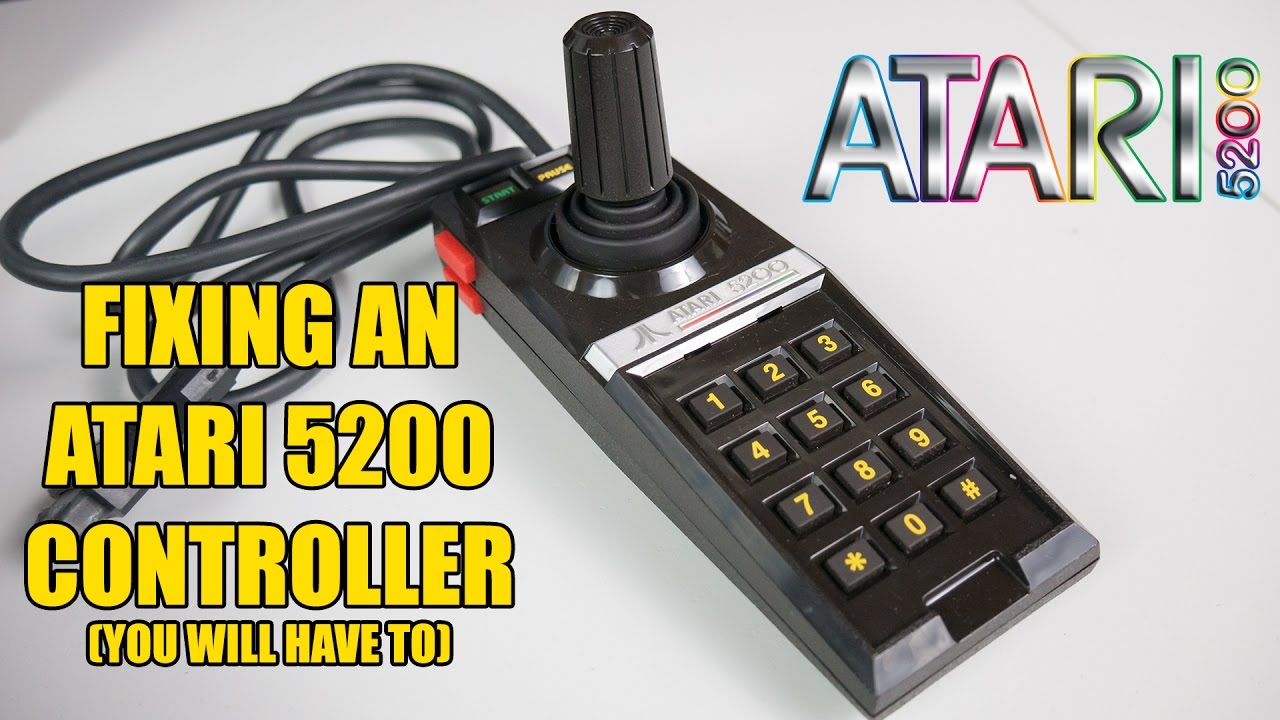 Atari 5200 controller repair Part 1 - fixing two common problems