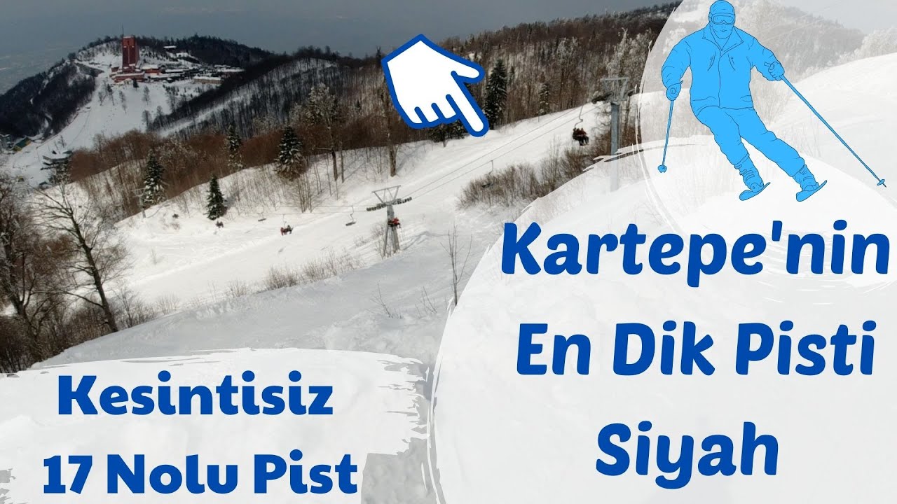 Kartepe'nin En Dik Pisti - 17. Pist #Kesintisiz #Kayak #Kartepe #Mart2021