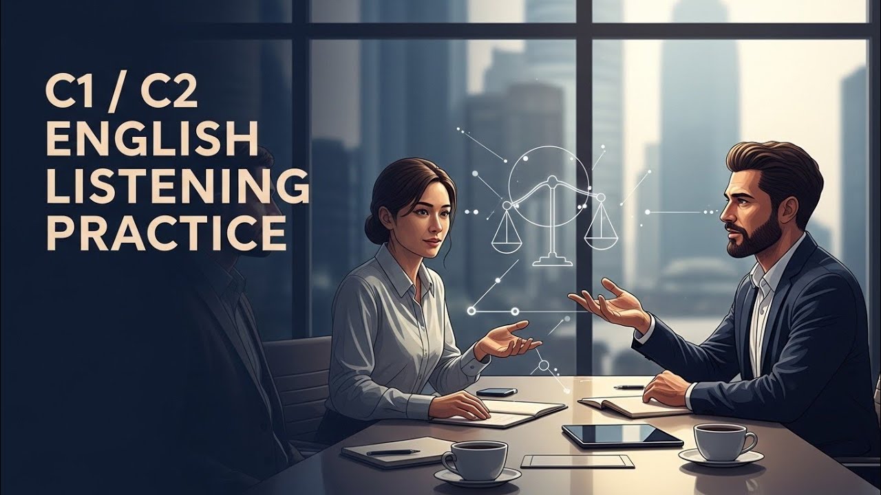 🎧 C1–C2 English Listening | The Language of Disagreement & Negotiation