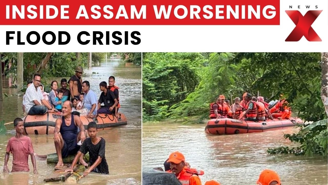 Assam Floods: 11.41 Lakh Affected, Death Toll Rises To 68 As Relief Operations Intensify | NewsX