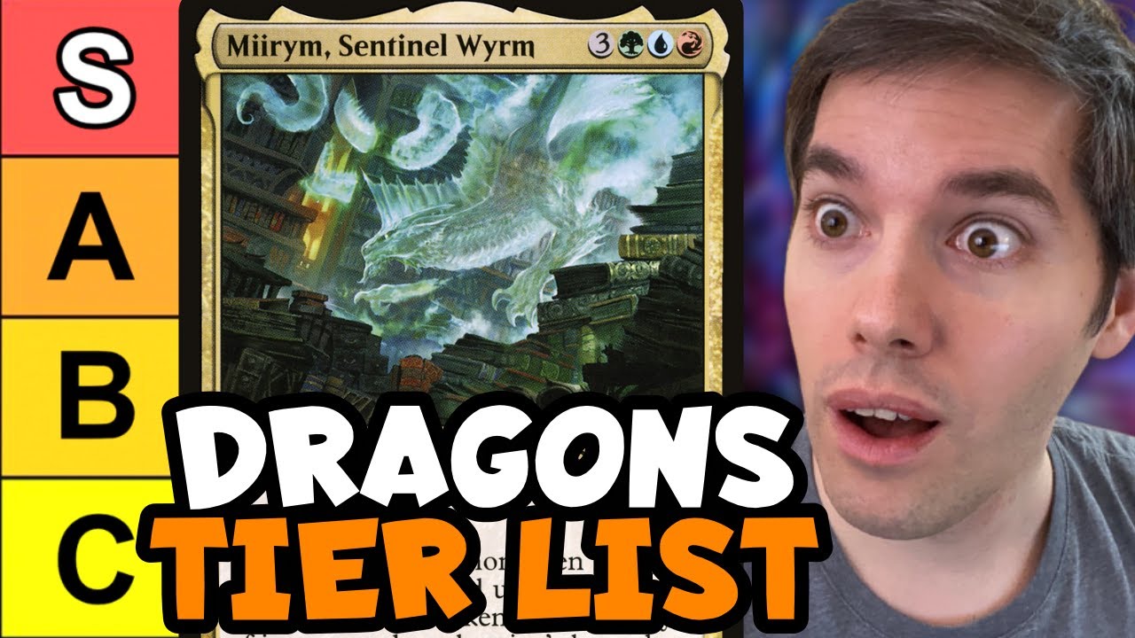 I Ranked Every Dragon on a Tier List | Magic: The Gathering