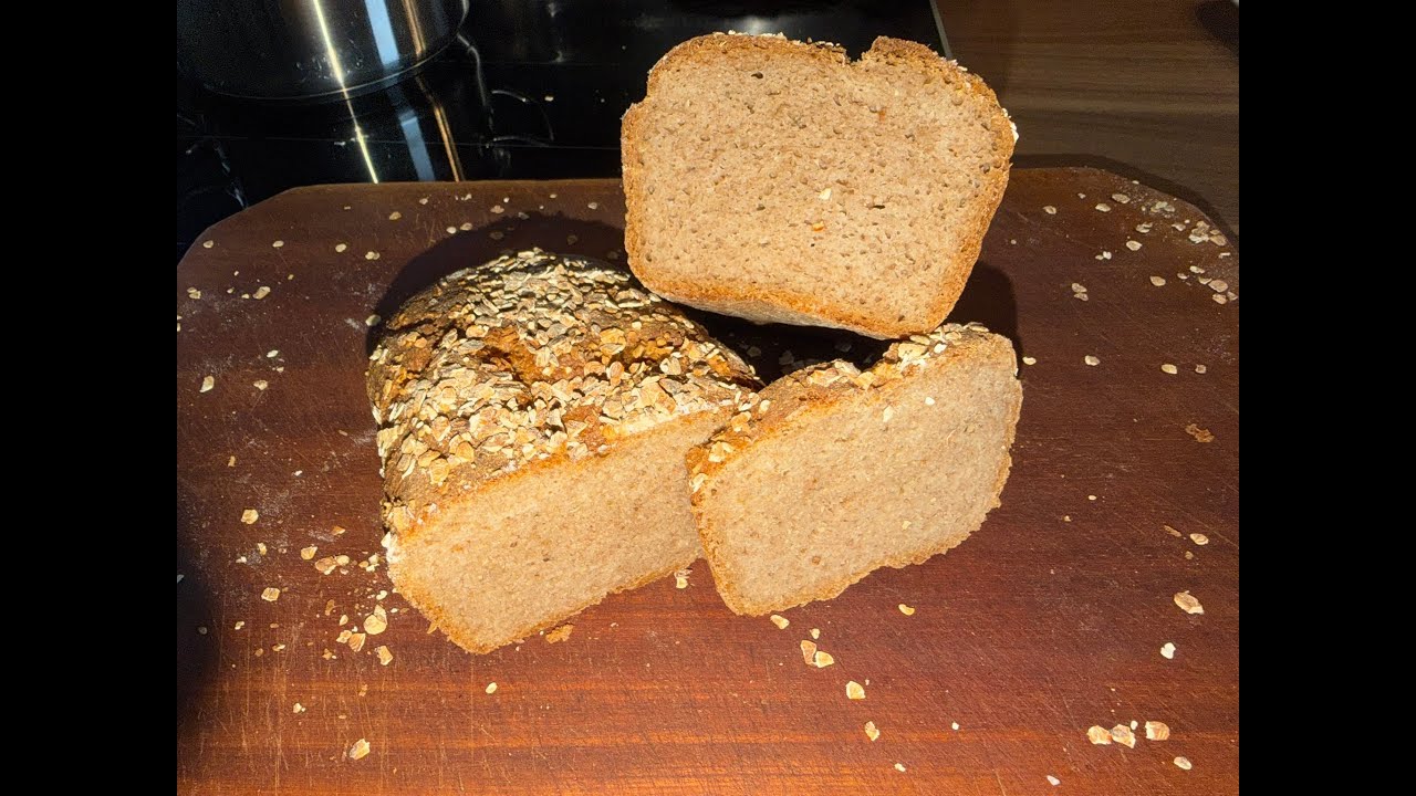 Vollkornbrot aus Roggen und Weizenmehl aus Alf´s Kombüse